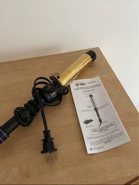 Hot Tools 1 1/2” Gold Flipperless Wand
